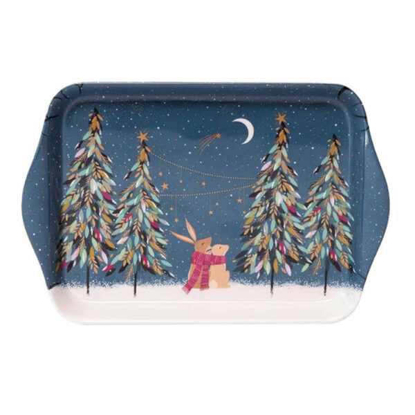 Woodland Tales Festive Mug & Tray Set Sara Miller Tray Image