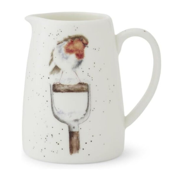Wrendale Christmas Posy Jug Robin