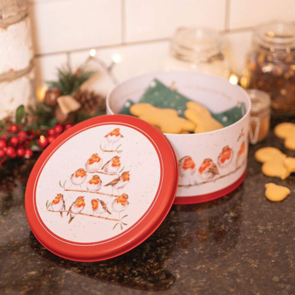 Wrendale Christmas Round Tin