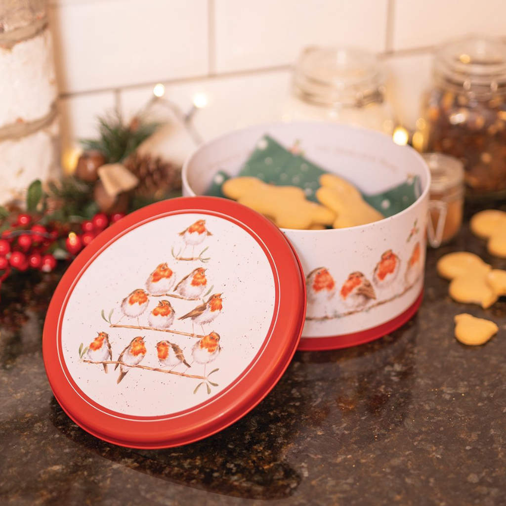 Wrendale Christmas Round Tin