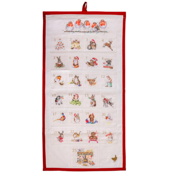 Wrendale Fabric Advent Calendar Close Up