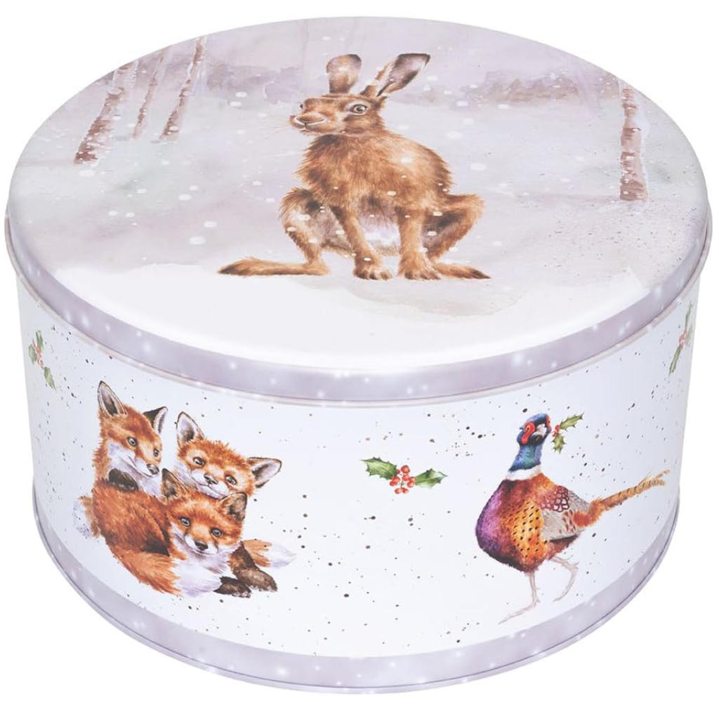 Wrendale Winter Woodland Round Tin