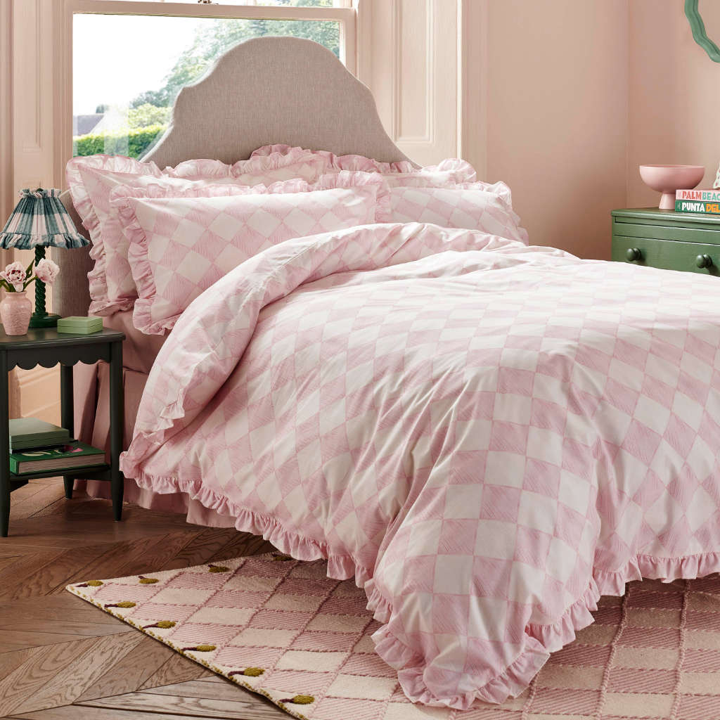 Cath Kidston Bedding Hand Painted Diamond Main Image Cath Kidston Bedding Hand Painted Diamond Main Image