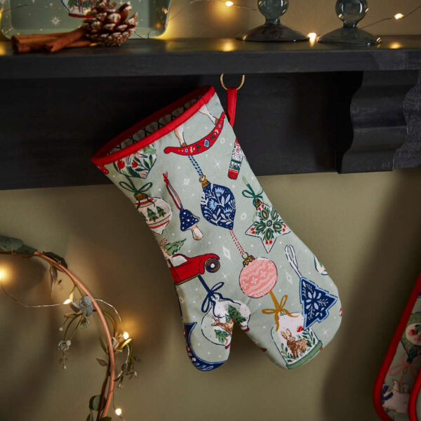 Christmas Ornaments Kitchen Textiles Gauntlet
