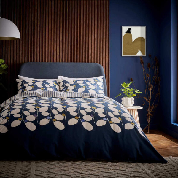 Scandi Blue Floral Bedding Main Image