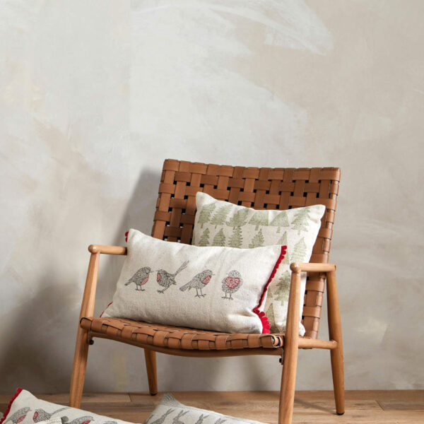Forest Robin Filled Cushion By Walton & Co