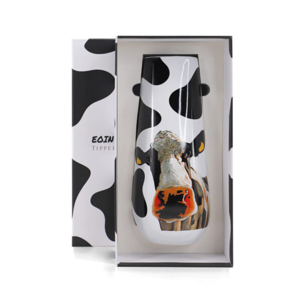 Flower Vase Cow Design Eoin O'Connor Boxed Image