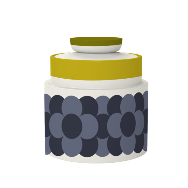 Orla Kiely Storage Jar Retro Stripe Yellow