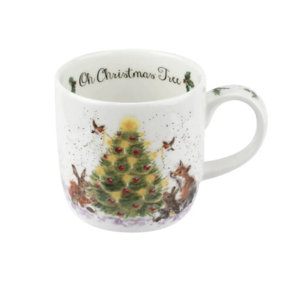 Wrendale Christmas Large Mug Oh Christmas Tree