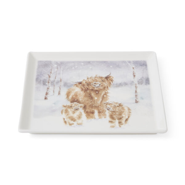 Wrendale Highland Star Square Plate