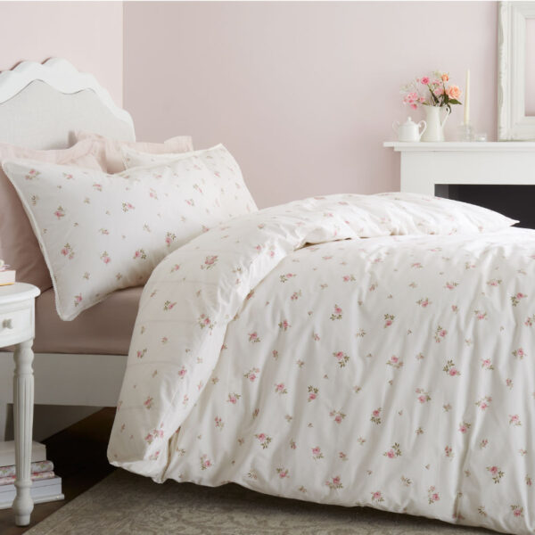 Bianca Vintage Rose Bud Lace Cream Reverse