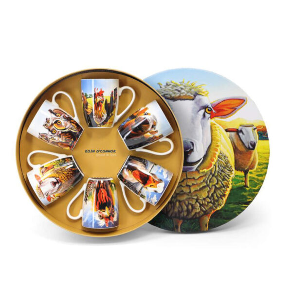 Farm Animals Mug Set Of 6 Beyond The Herd