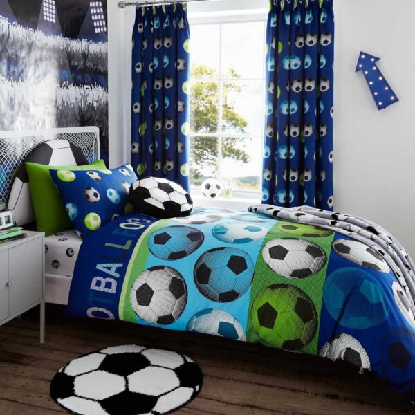Football Blue Children's Bedding Main Image