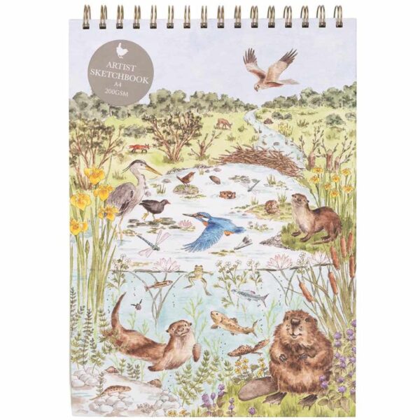 Wrendale Nature Sketchbook Riverbank Close Up