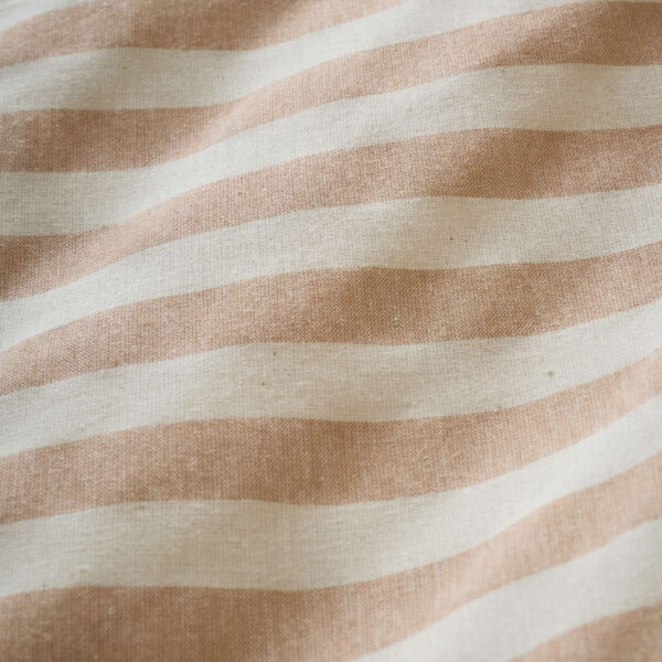 Woven Stripe Clay Bedding Detail Image