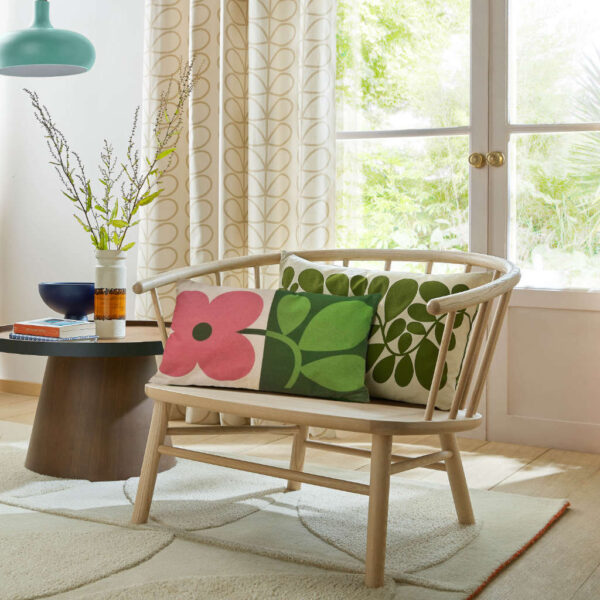 Floret Bubblegum and Basil Orla Kiely Cushion