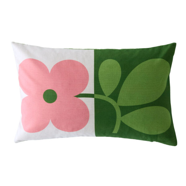 Floret Bubblegum and Basil Orla Kiely Cushion Face