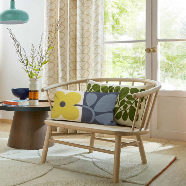Floret Dandelion and Denim Orla Kiely Cushion