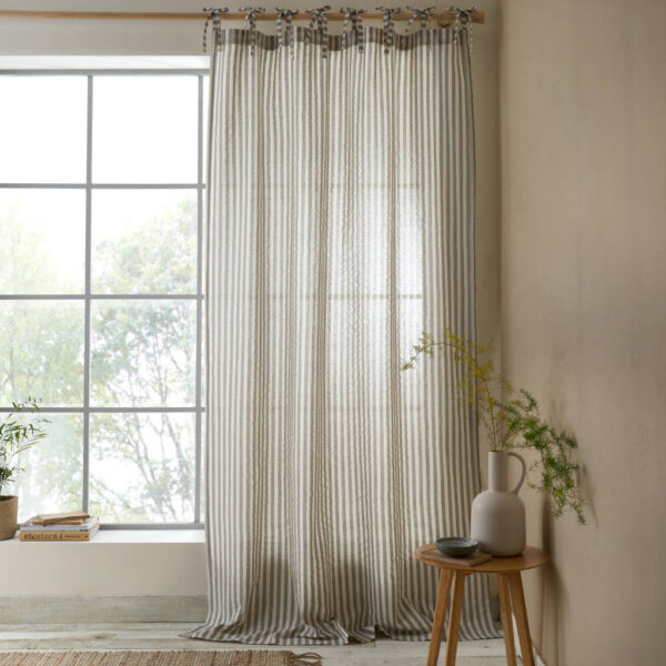 Zanzibar Grey Voile Yarn Panel Main Image