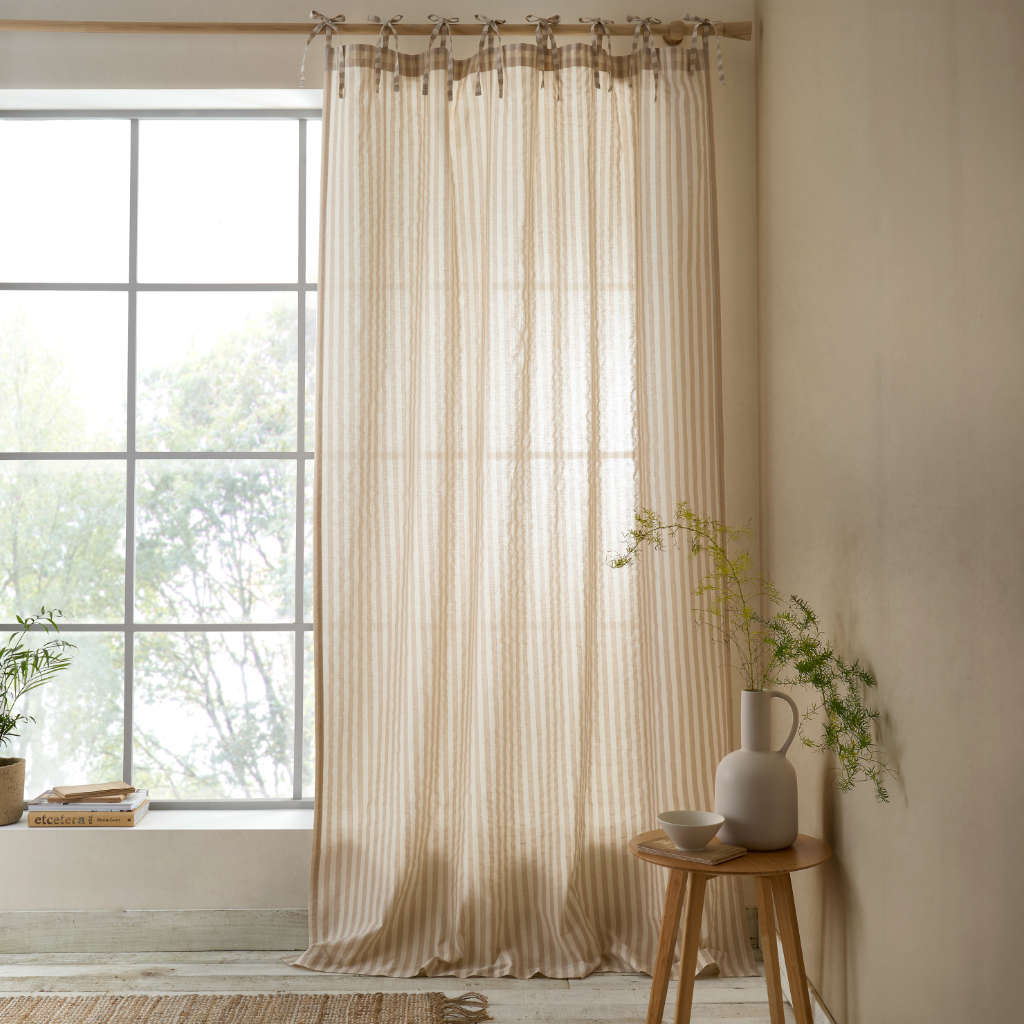 Zanzibar Natural Voile Yarn Panel Main Image