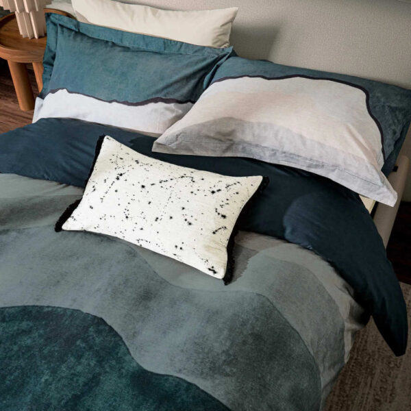 Harlequin Sedimentary Agate Duvet Cover Set Overhead Image