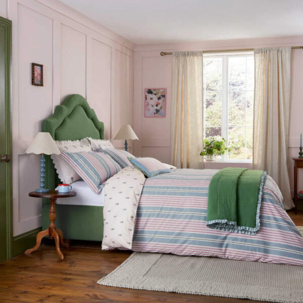 Joules Come Rain or Shine Stripe Multi Duvet Cover Set