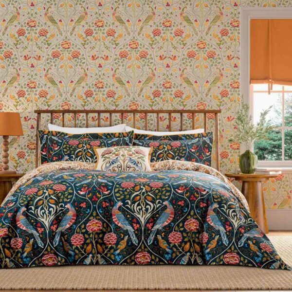 Morris & Co Bedding Seasons By May Indigo Duvet Cover Set