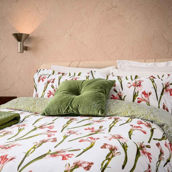 Ted Baker Wild Iris Multi Cotton Duvet Cover Set Close Up Image