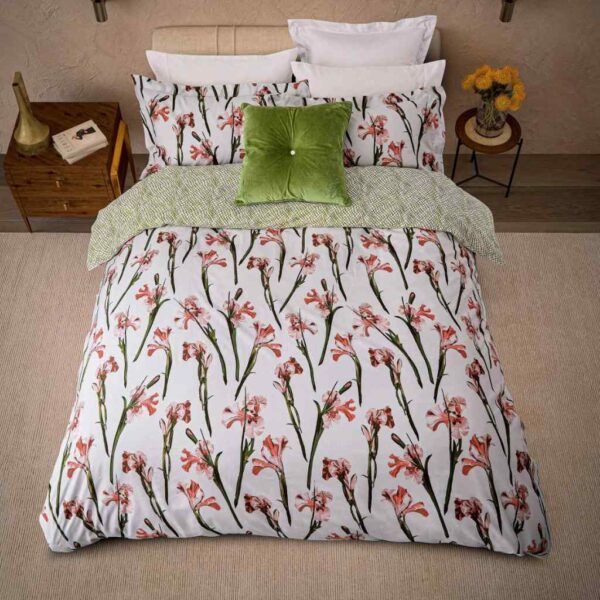 Ted Baker Wild Iris Multi Cotton Duvet Cover Set Overhead Image