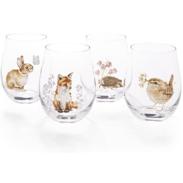 Wrendale Tumbler Glasses Set of 4