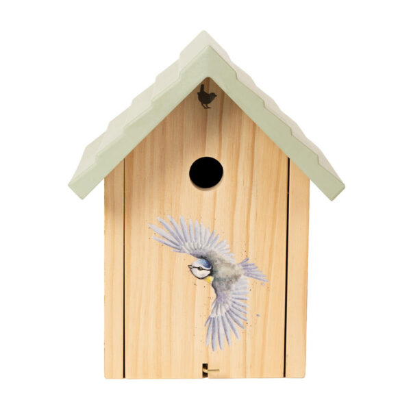 Wrendale Designs Bird House Blue Tit Front View
