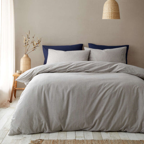 Pineapple Elephant Woven Stripe Blue Bedding