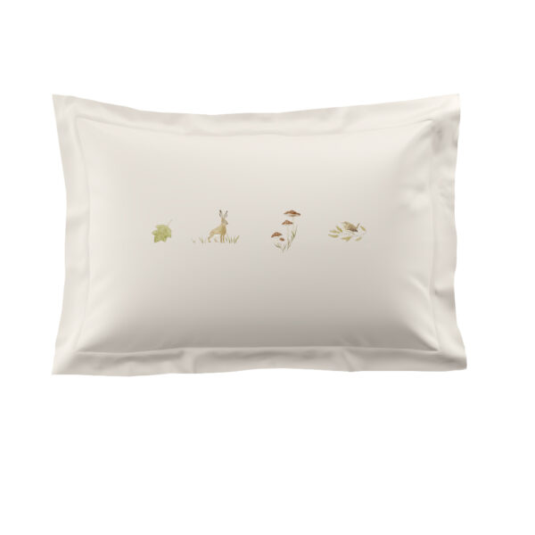 Sophie Allport Autumn Foraging Off White Pillowcase