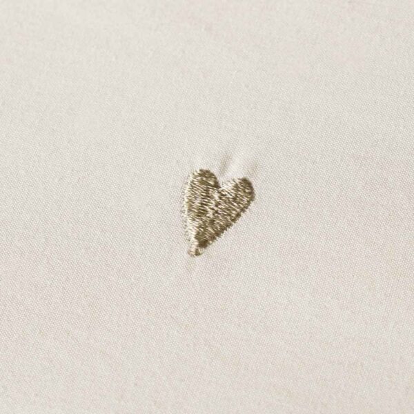 Sophie Allport Love Hearts Embroidery Bedding Showing Embroidery Detail