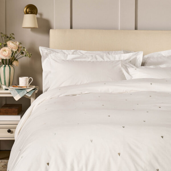 Sophie Allport Love Hearts Embroidery Bedding