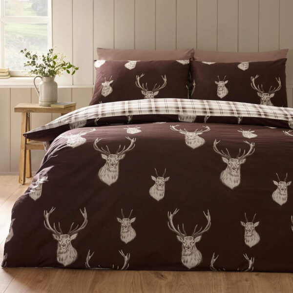 Stage Chocolate Duvet Cover Set