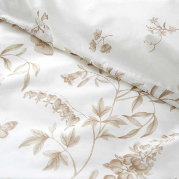 Thea Floral Natural Bedding Bianca Detail Image