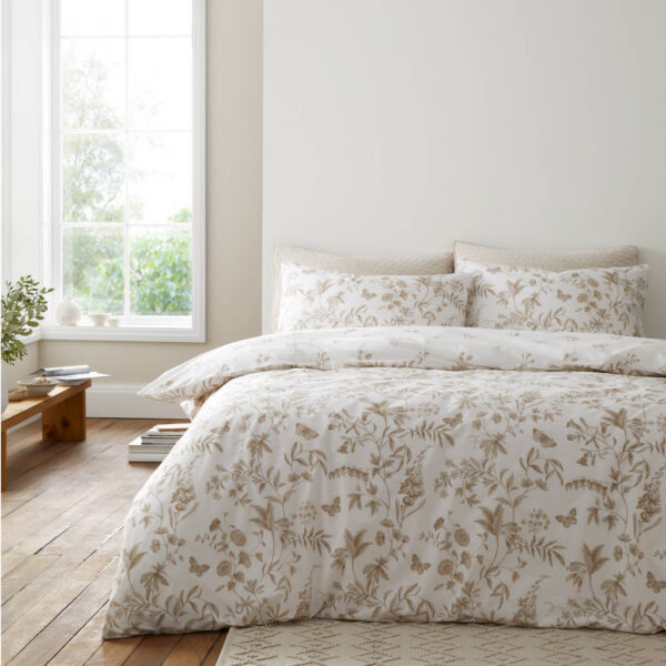 Thea Floral Natural Bedding Bianca Main Image