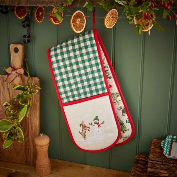 Winter Walkies Double Oven Glove