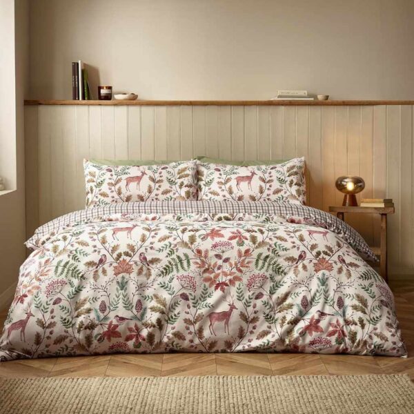 Woodland Stag Cream Duvet Cover Set