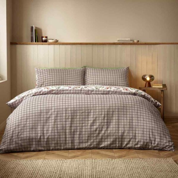 Woodland Stag Cream Duvet Cover Set Reverse Image