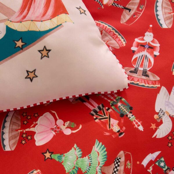 Cath Kidston Bedding Christmas Nutcracker Scene Close Up Image