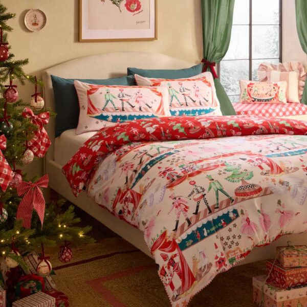 Cath Kidston Bedding Christmas Nutcracker Scene Image