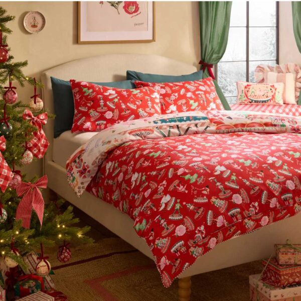 Cath Kidston Bedding Christmas Nutcracker Scene Reverse Image