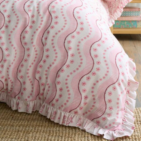 Cath Kidston Bedding Spiltalfield Silk Stripe Close Up Image