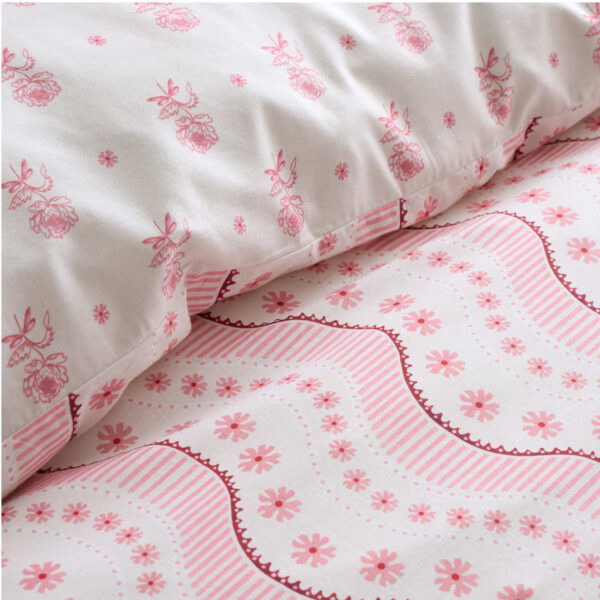 Cath Kidston Bedding Spiltalfield Silk Stripe Close Up Image