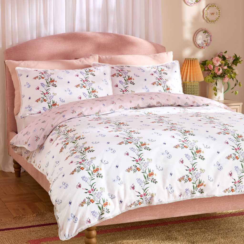 Cath Kidston Flutter Floral Bedding Main Image