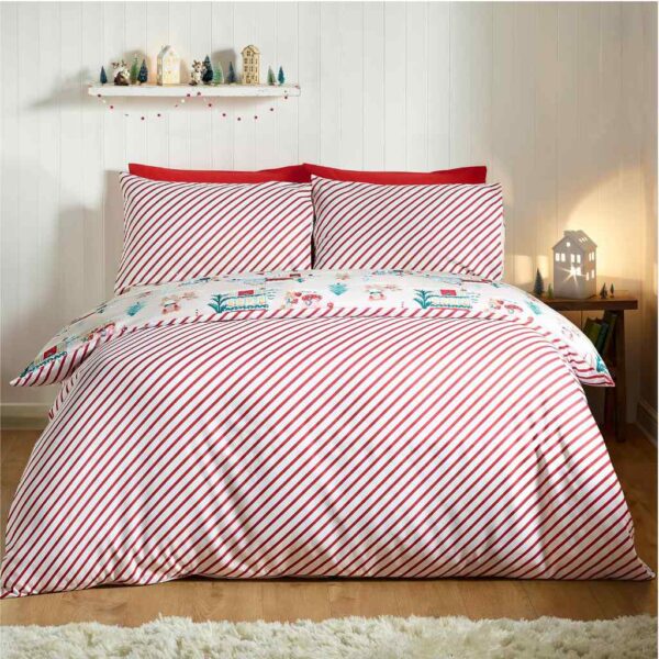 Christmas Mouse Town Bedding Lansfield Reverse Image
