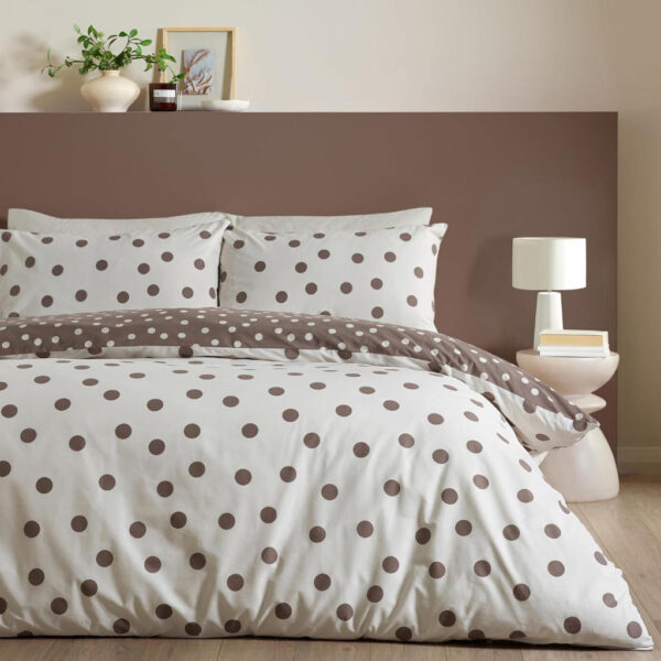 Polka Dot Chocolate Bedding