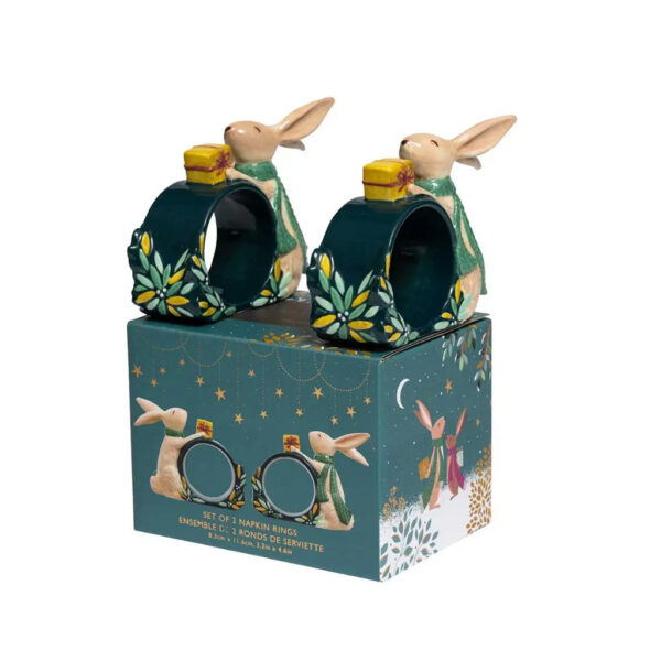 Sara Miller Rabbit Napkin Rings